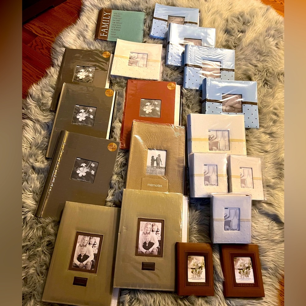Photo albums - various sizes